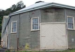 The southern end of the boiler house